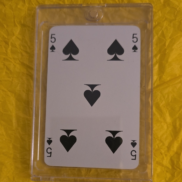 HERMES Special deck Five of Spades! Certificate of Authenticity! Protective Case - Picture 3 of 4